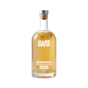 Nainibrew Lemon Ginger Kombucha 800ML Glass Bottle