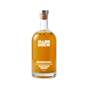 Nainibrew Passion Fruit Kombucha 800ML Glass Bottle