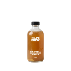 Nainibrew Ginger Kombucha 240ML Glass Bottle