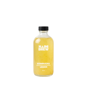 Nainibrew Lemon Kombucha 240ML Glass Bottle